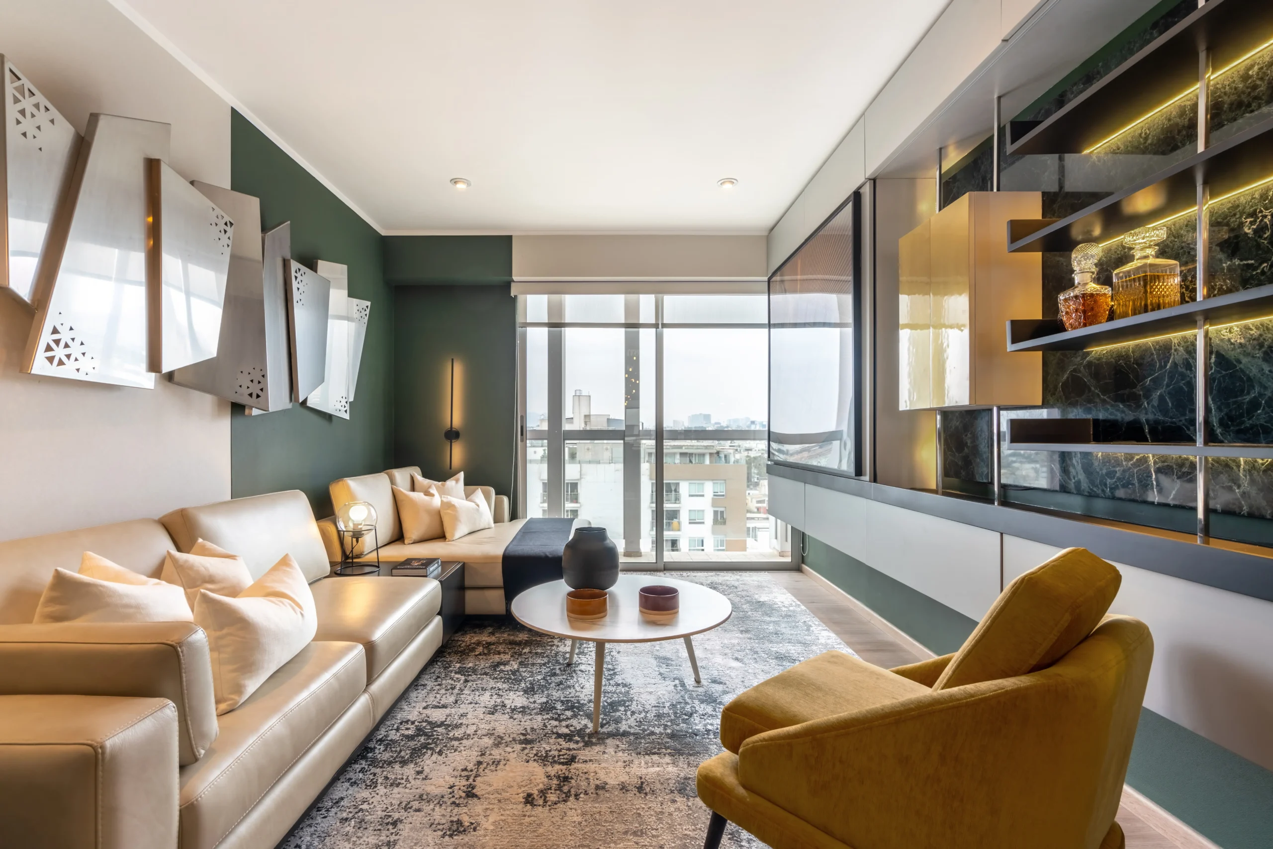 Cristobal – sala principal, diseño de interiores Lima