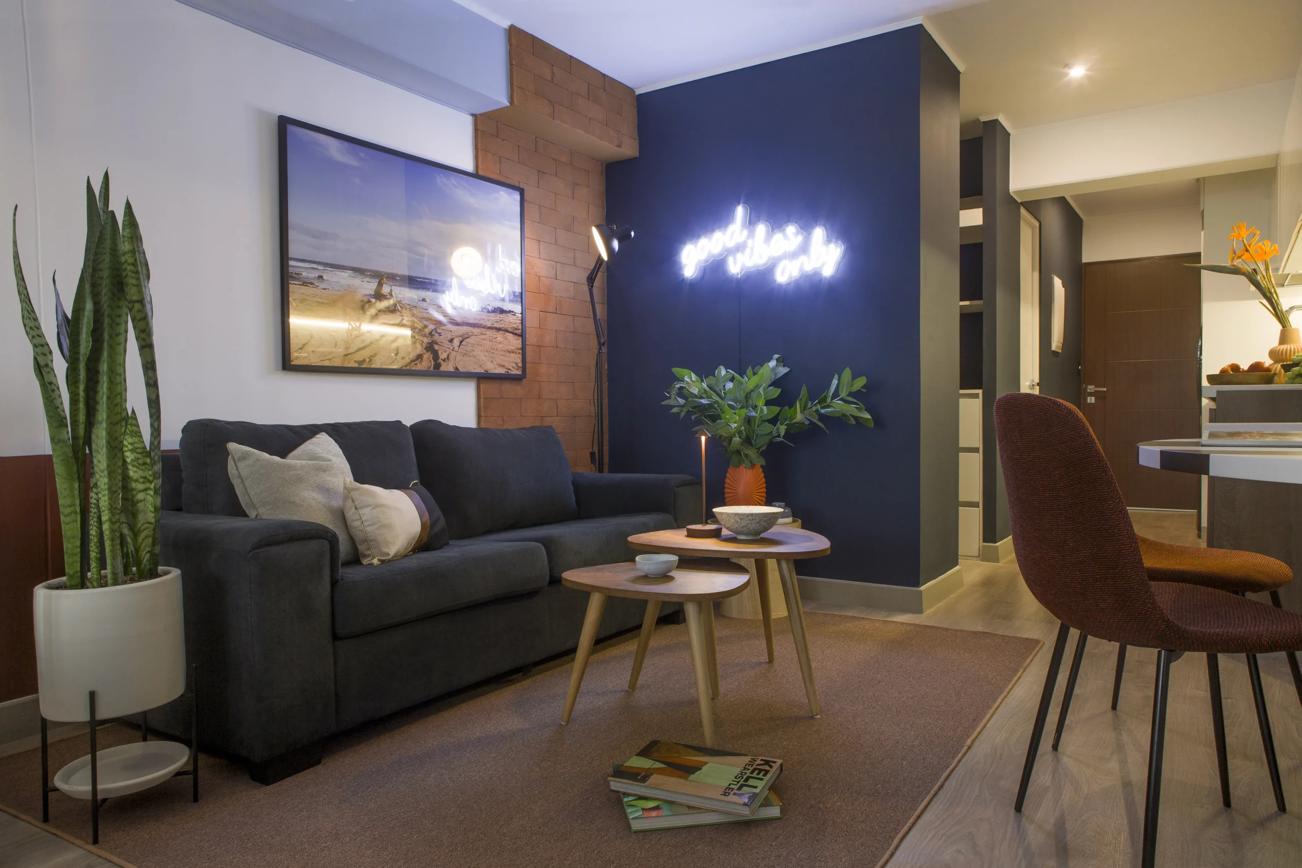 Airbnb – sala principal, diseño de interiores Lima