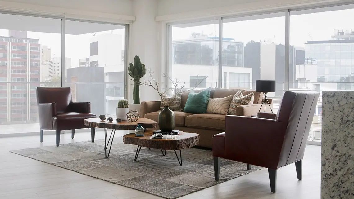 Grimaldo – sala principal, diseño de interiores Lima